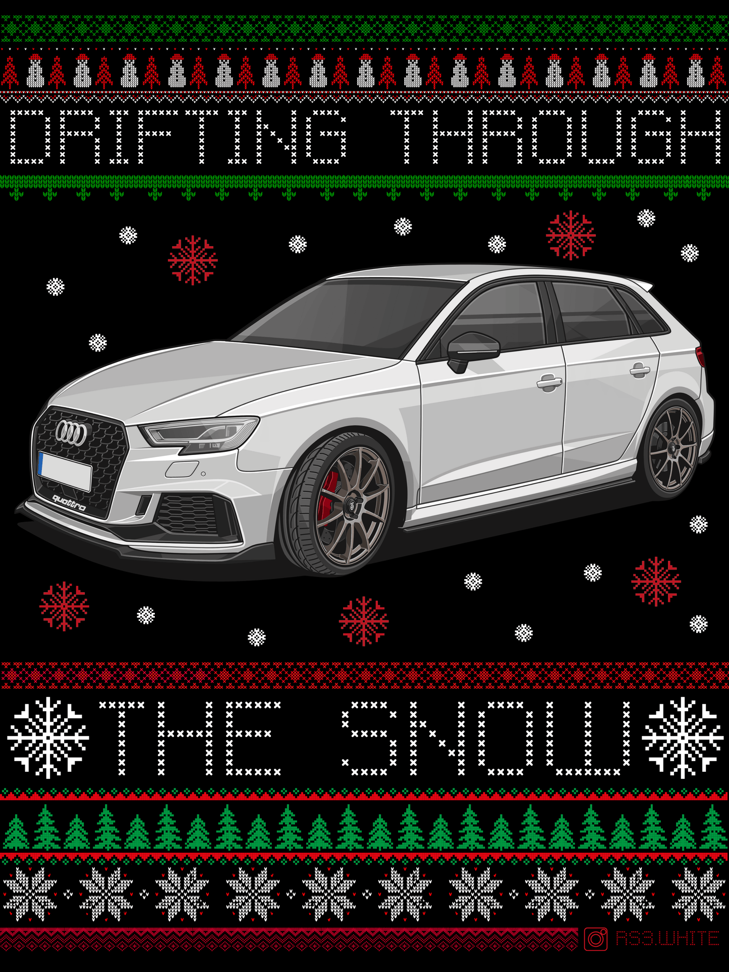 Dein Auto auf Weihnachts-Sweater