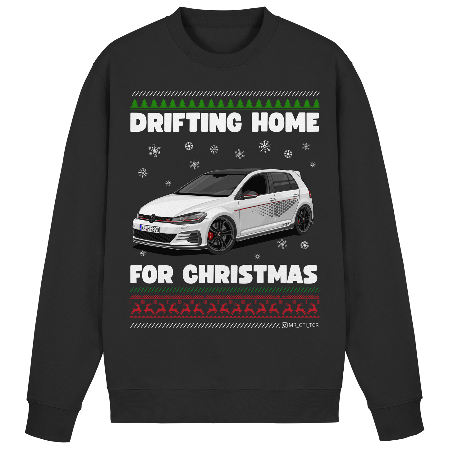 Dein Auto auf Weihnachts-Sweater