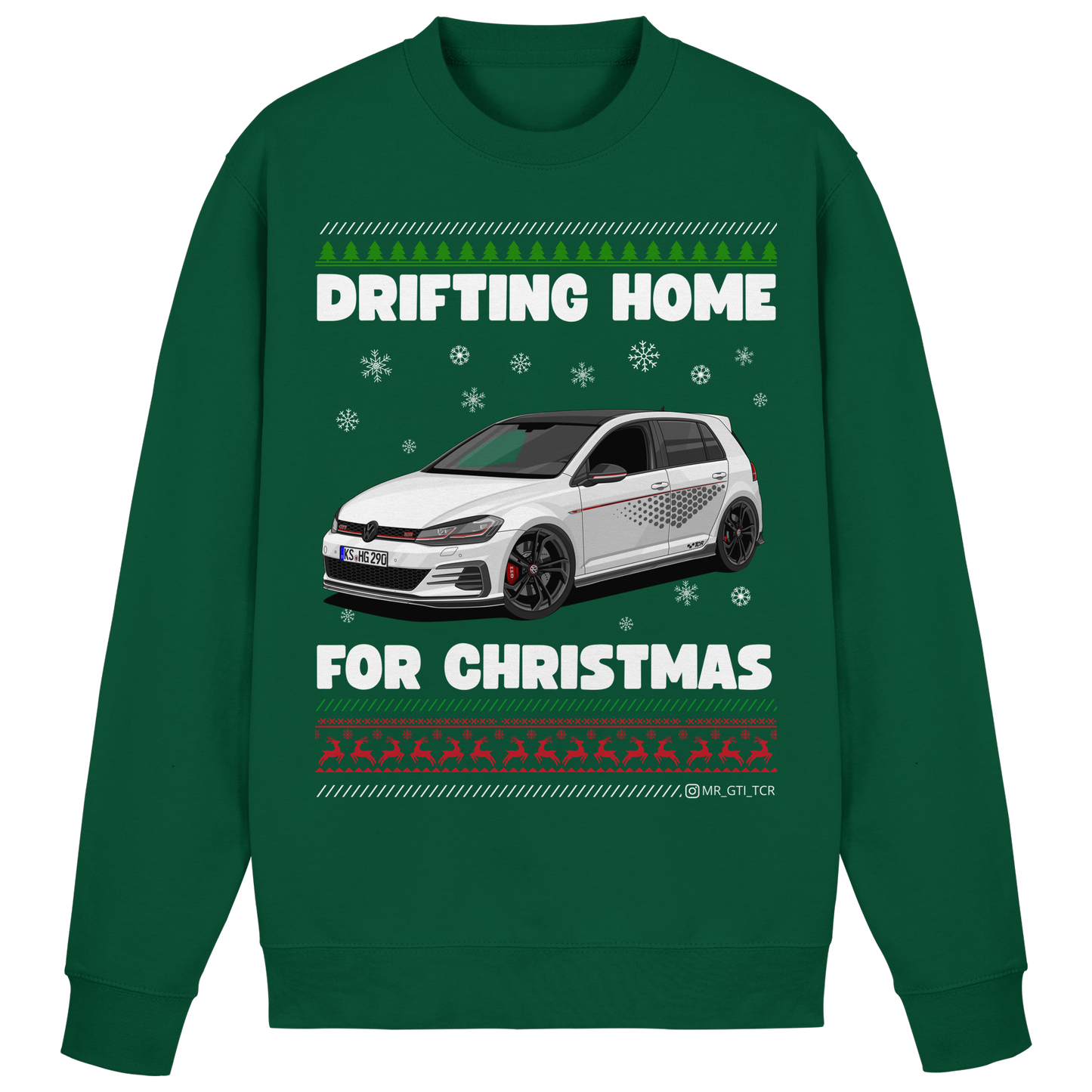 Dein Auto auf Weihnachts-Sweater