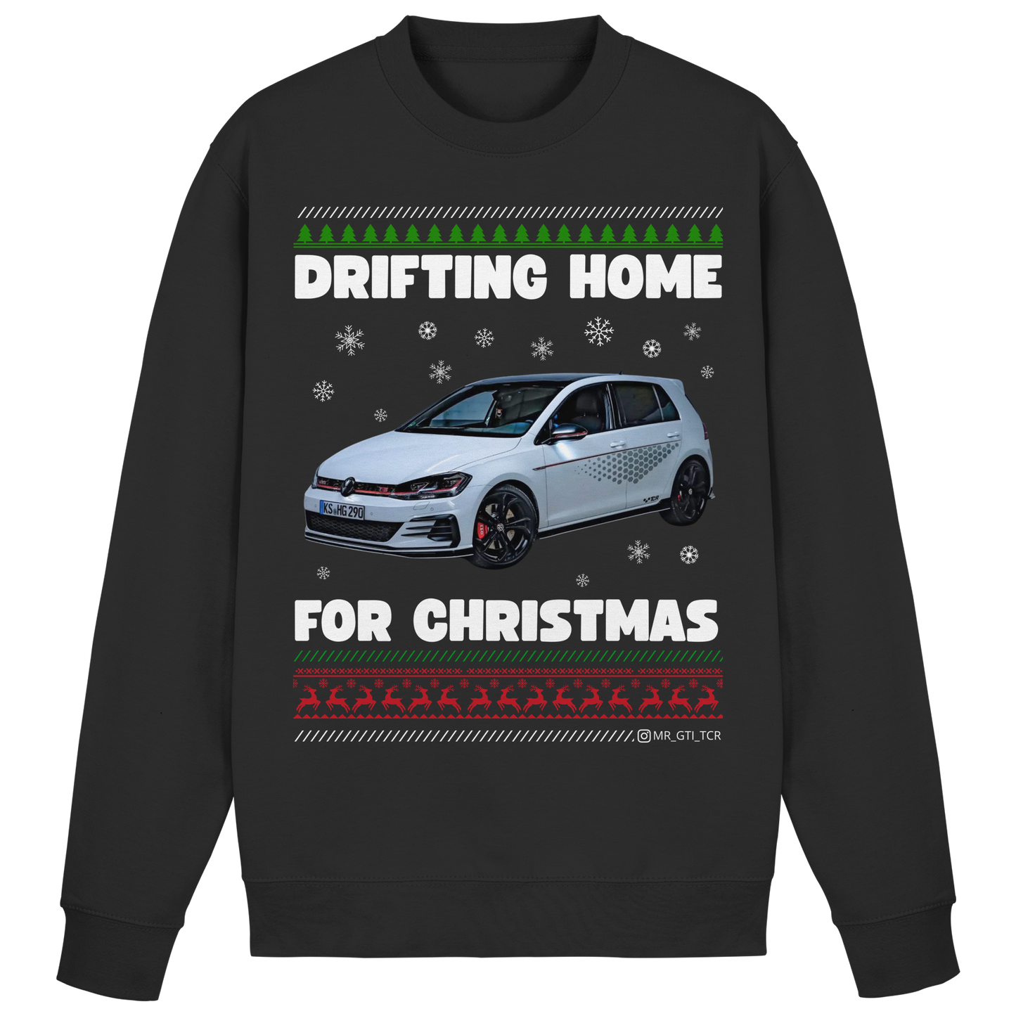Dein Auto auf Weihnachts-Sweater
