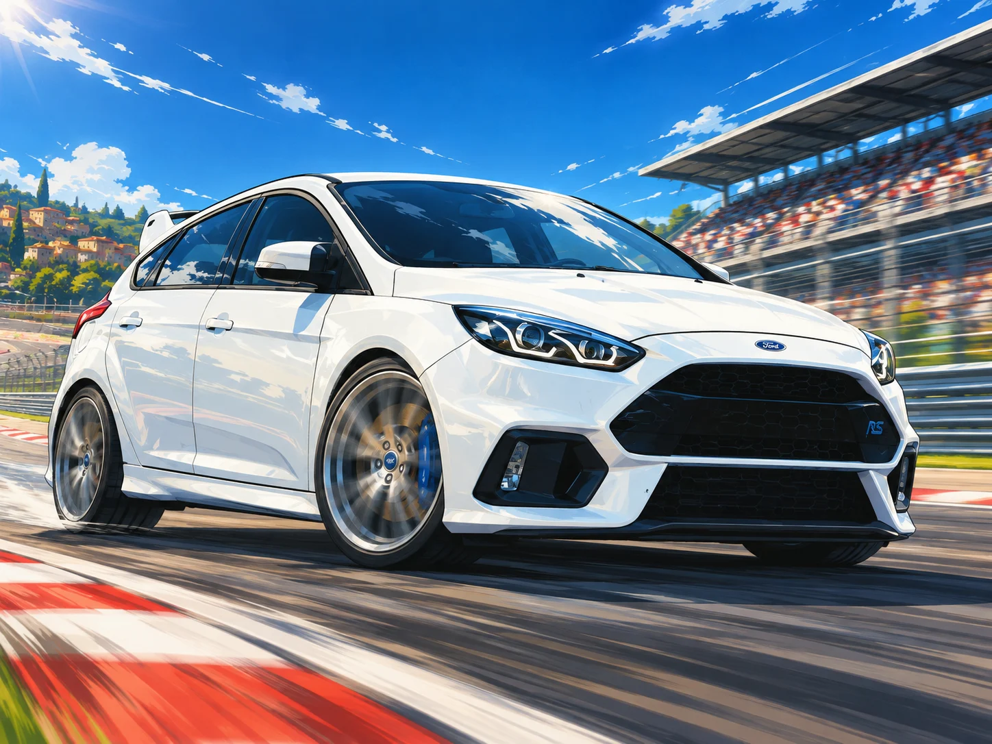 Ford Focus RS · Ideallinie