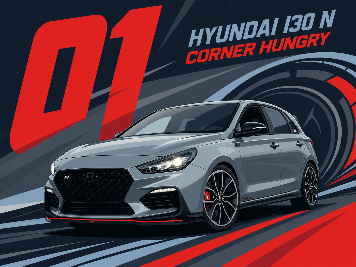 Hyundai i30 N · Racing-Vektor