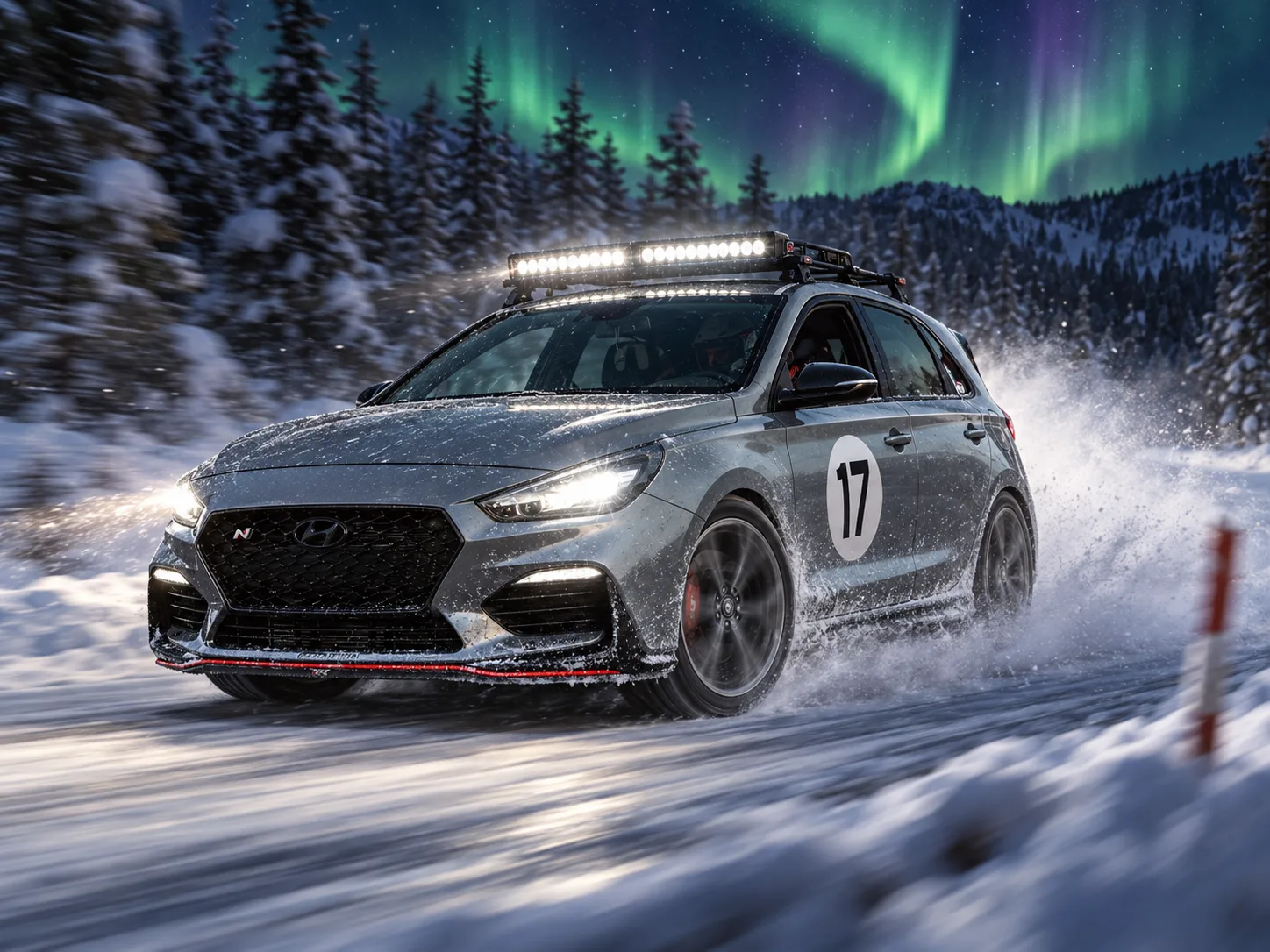 Winter-Rallye · Hyundai i30 N