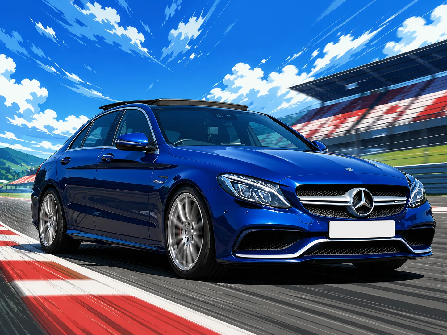 Mercedes-AMG C63 · Ideallinie