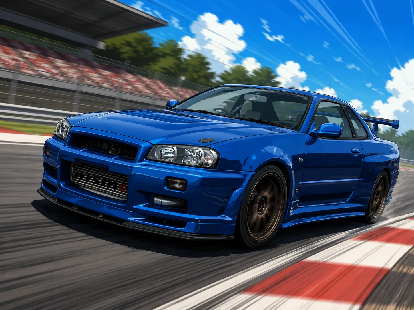 Nissan GT-R · Ideallinie