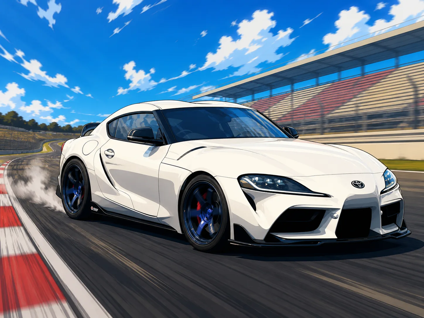 Toyota Supra · Ideallinie