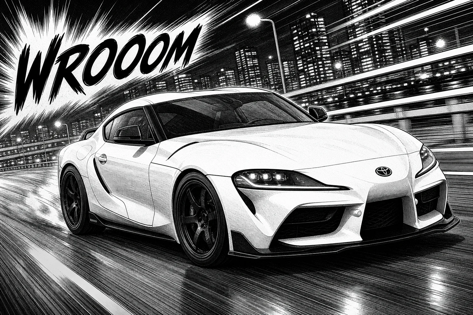 Toyota Supra · Manga-Comic