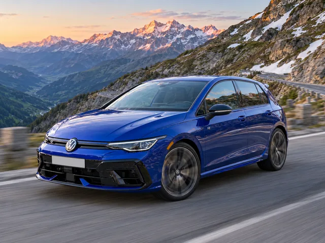 Auto im Stil Alpenpass