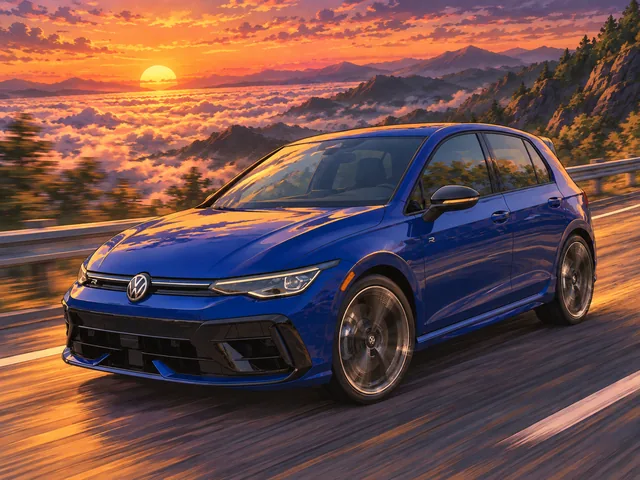 Auto im Stil Über den Wolken