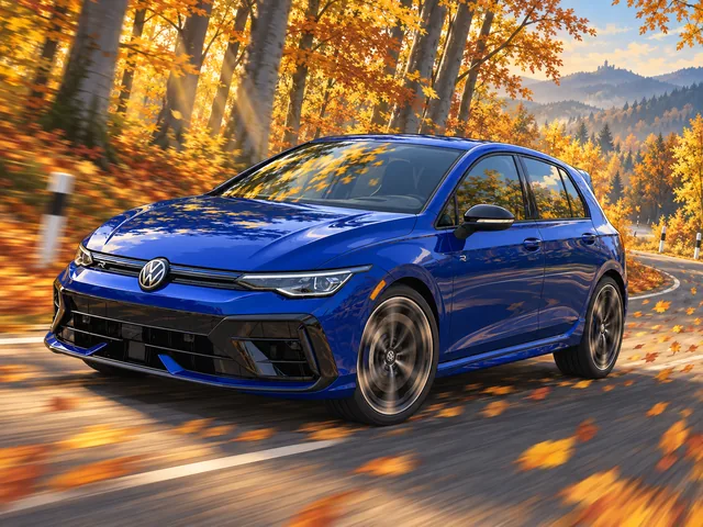 Auto im Stil Goldener Oktober