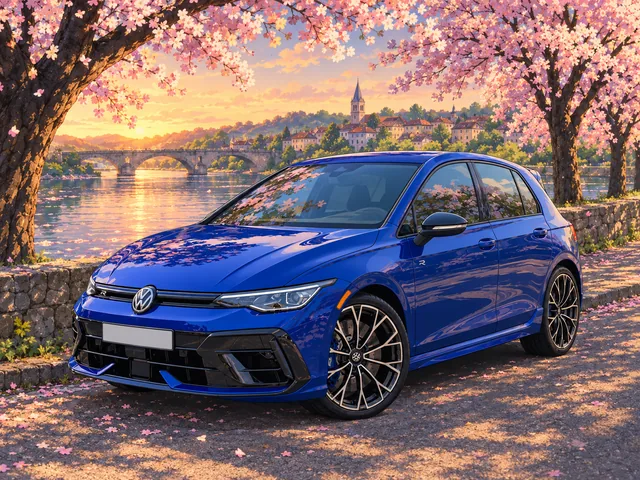 Auto im Stil Kirschblüte