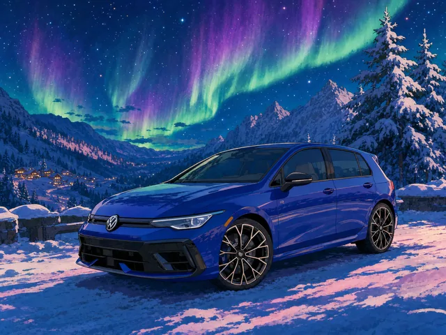 Auto im Stil Polarnacht