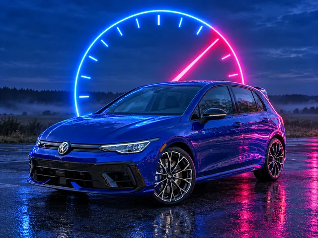 Auto im Stil Neonnacht