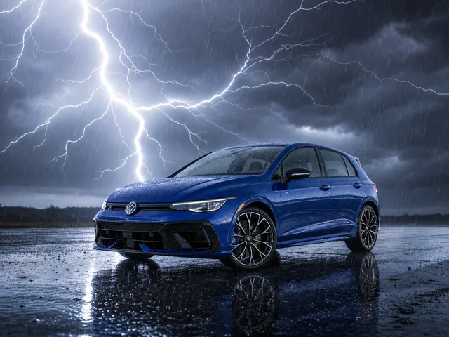 Auto im Stil Gewitter
